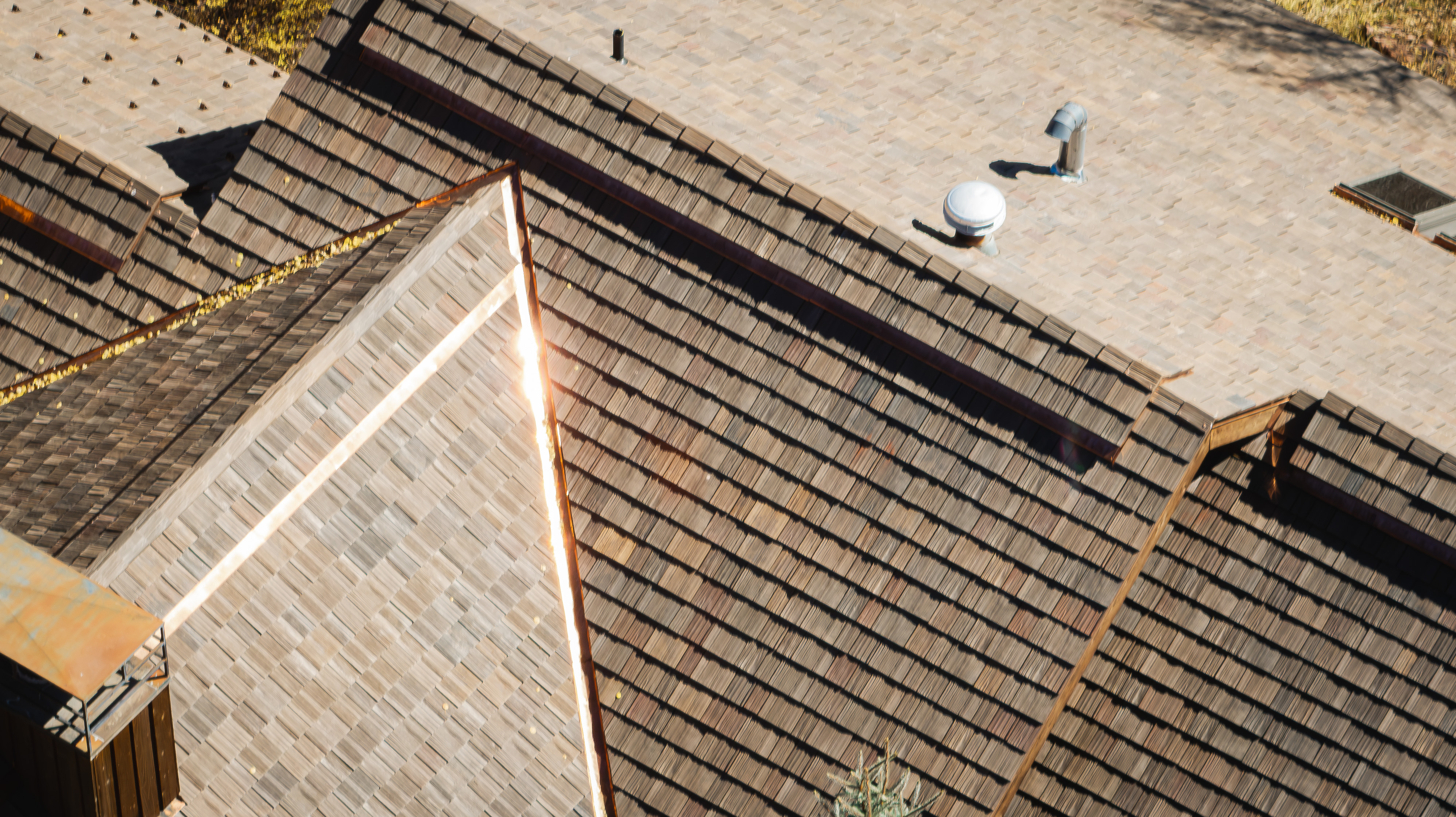 Brava composite roof tile installed on a home